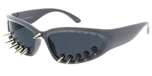 80788 Unisex Plastic Medium Wrap Around Futuristic Spike Novelty Frame