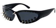 80788 Unisex Plastic Medium Wrap Around Futuristic Spike Novelty Frame