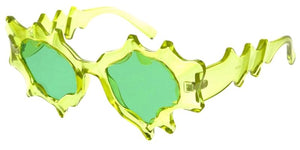 80790 Unisex Plastic Medium Geometrical Spikey  Frame