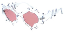 80790 Unisex Plastic Medium Geometrical Spikey  Frame