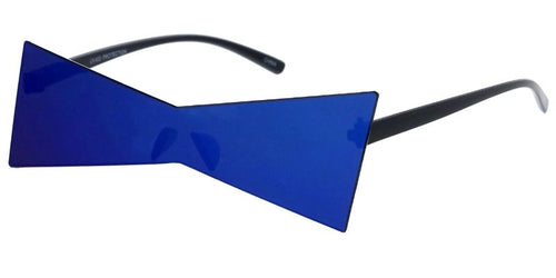 80795 Unisex Plastic Small Triangular Rimless Novelty Frame