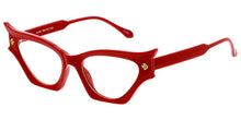 80798CLR Women's Plastic Medium Winged Cat Eye Frame w/ Clear Lens