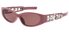 80819 Unisex Plastic Medium Oval Frame w/ Metal Accents On Temple
