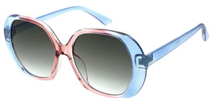 80827 Women's Plastic Large Geometrical Frame