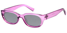 80830CRY/MIR Unisex Plastic Medium Oval Crystal Color Frame w/ Mirror Lens