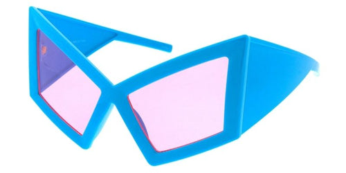80838 Women's Plastic Oversized Square Cat Eye Frame