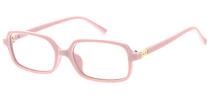 80909BLF/CLR Unisex Plastic Small Rectangle Classic Blue Light Filtering Computer Glasses