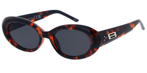 80910 Unisex Plastic Medium Oblong Frame w/ Metal Accent on Temple