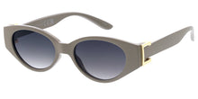 80918 Women's Plastic Medium Oval Frame w/ Metal Accents On Temple
