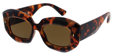 80922 Women's Plastic Large Rounded Square Cat Eye Frame