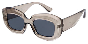 80922 Women's Plastic Large Rounded Square Cat Eye Frame
