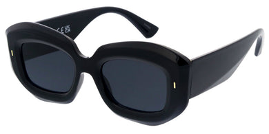 80922 Women's Plastic Large Rounded Square Cat Eye Frame