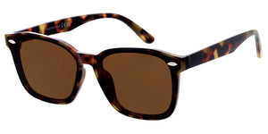 80931 Women's Plastic Large Square Frame w/ Flush Lens