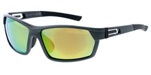 80933ME/RV Men's Plastic Casual Large Square Frame w/ Color Mirror Lens