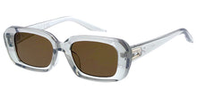 80941  Women's Plastic Medium Rectangular Frame w/ Metal Accent on Temple