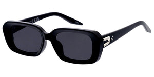 80941  Women's Plastic Medium Rectangular Frame w/ Metal Accent on Temple