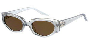 80942 Women's Plastic Medium Oval Frame w/ Metal Accents On Temple