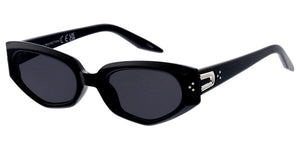 80942 Women's Plastic Medium Oval Frame w/ Metal Accents On Temple