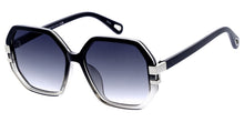80943 Women's Large Plastic 70's Vintage Inspired Round Frame w/ Metal Accent