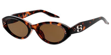 80945 Unisex Plastic Medium Oval Frame w/ Metal Accents On Temple