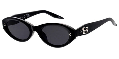 80945 Unisex Plastic Medium Oval Frame w/ Metal Accents On Temple