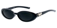 80949 Women's Plastic Medium Oval Frame w/ Metal Accents On Temple