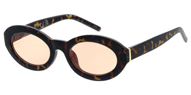 80956 Women's Plastic Medium Oval Frame w/ Metal Accent