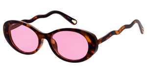 80964 Women's Plastic Medium Oblong Frame w/ Wavy Temple