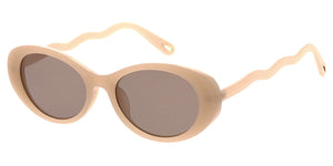 80964 Women's Plastic Medium Oblong Frame w/ Wavy Temple