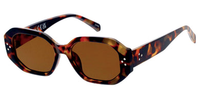 80965  Women's Plastic Medium Geometrical Frame
