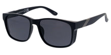 80966ME Men's Plastic Large Rectangular Frame w/ Metal Accent on Temple