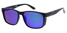 80969KSH/RV KUSH Men's Plastic Casual Large Square Frame w/ Color Mirror Lens