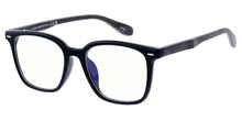 80971BLF/CLR Unisex Plastic Casual Large Rectangular Faux Woodgrain Frame Blue Light Filtering Computer Glasses