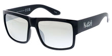 80975KSH/RV KUSH Men's Plastic Casual Large Square Frame w/ Color Mirror Lens