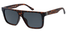 80996ME Men's Plastic Casual Large Rectangular Flat Top Frame