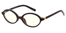 81007BLF/CLR Unisex Plastic Small Oval Classic Blue Light Filtering Computer Glasses