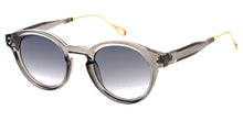 81012CRY/COL Unisex Plastic Large Hipster Round Crystal Color Frame w/ Metal Tips
