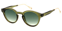 81012CRY/COL Unisex Plastic Large Hipster Round Crystal Color Frame w/ Metal Tips