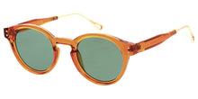81012CRY/COL Unisex Plastic Large Hipster Round Crystal Color Frame w/ Metal Tips