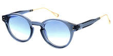 81012CRY/COL Unisex Plastic Large Hipster Round Crystal Color Frame w/ Metal Tips