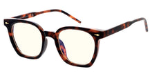 81014BLF/CLR Unisex Plastic Large Classic Square Frame Blue Light Filtering Computer Glasses