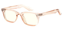 81015BLF/CLR Unisex Plastic Medium Square Classic Blue Light Filtering Computer Glasses