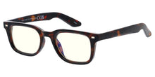 81015BLF/CLR Unisex Plastic Medium Square Classic Blue Light Filtering Computer Glasses