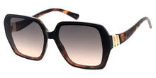 81034 Women's Plastic Large Round Frame w/ Metal Temple Accent