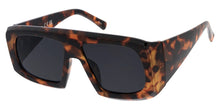81035 Unisex Oversize Plastic Square Aviator Frame