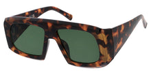 81035 Unisex Oversize Plastic Square Aviator Frame