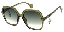 81036 Women's Plastic Large Round Frame w/ Metal Hanging Charm