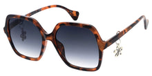 81036 Women's Plastic Large Round Frame w/ Metal Hanging Charm