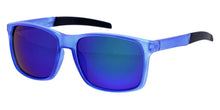 81043ME/RV Men's Plastic Large Rectangular Frame w/ Color Mirror Lens