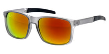 81043ME/RV Men's Plastic Large Rectangular Frame w/ Color Mirror Lens
